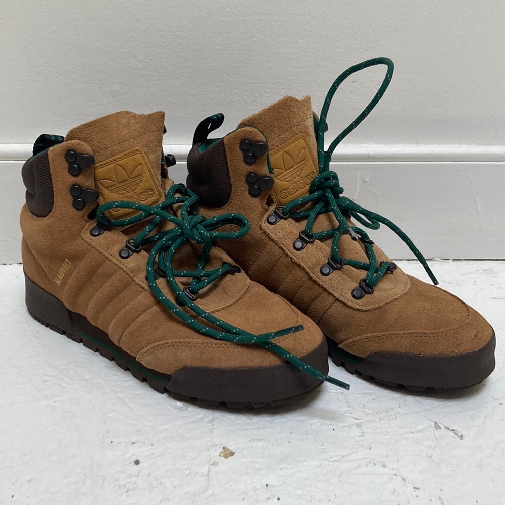Like New Adidas Brown Suede Jake Blauvelt Boot 2.0 ART EE 6206 Size US 7 UK 6.5